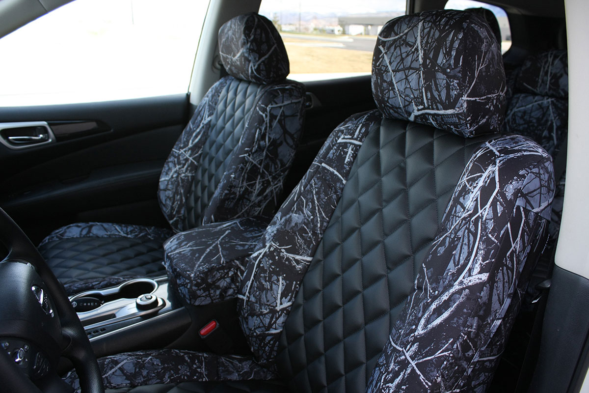 2018 Nissan Pathfinder Black Sof Touch Harvest Moon | Covers and Camo