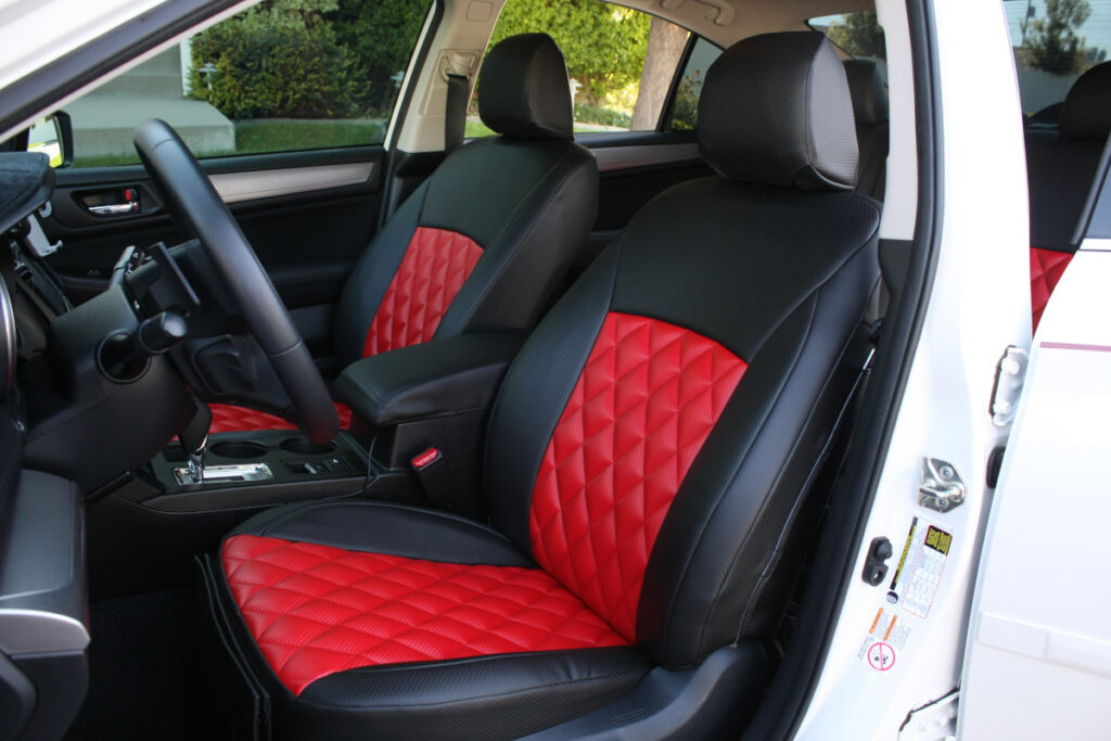 2018 Subaru Legacy Red Carbon Fiber Diamond Black Carbon Fiber | Covers and Camo