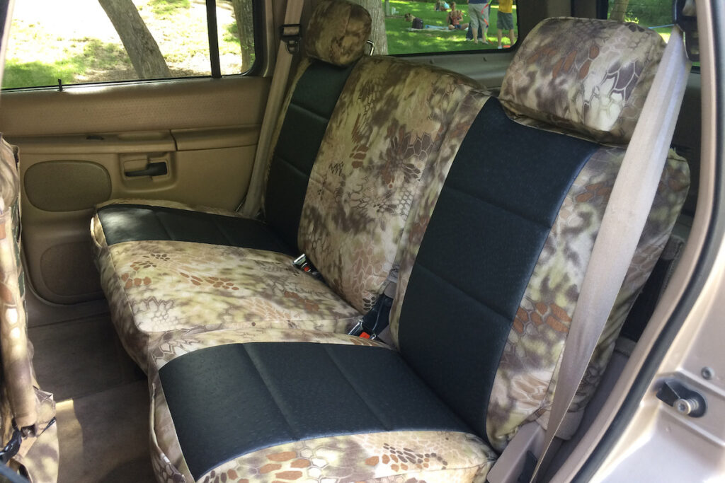 1997 Ford Explorer Black Ostrich Kryptek Highlander Rear | Covers and Camo