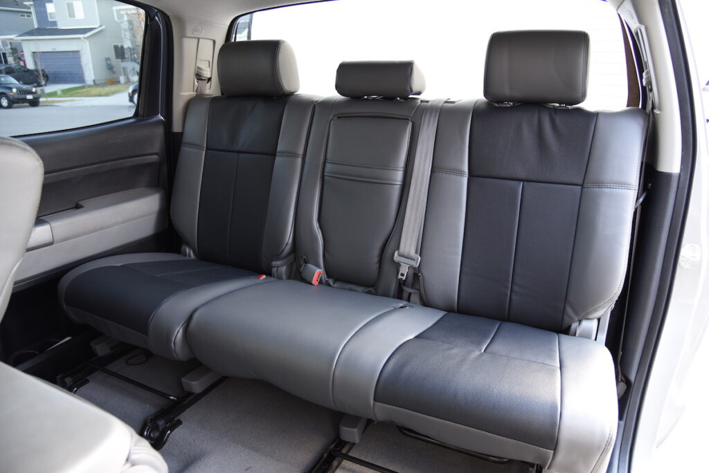 2010 Tundra Black Leather Gray Vinyl4 | Covers and Camo
