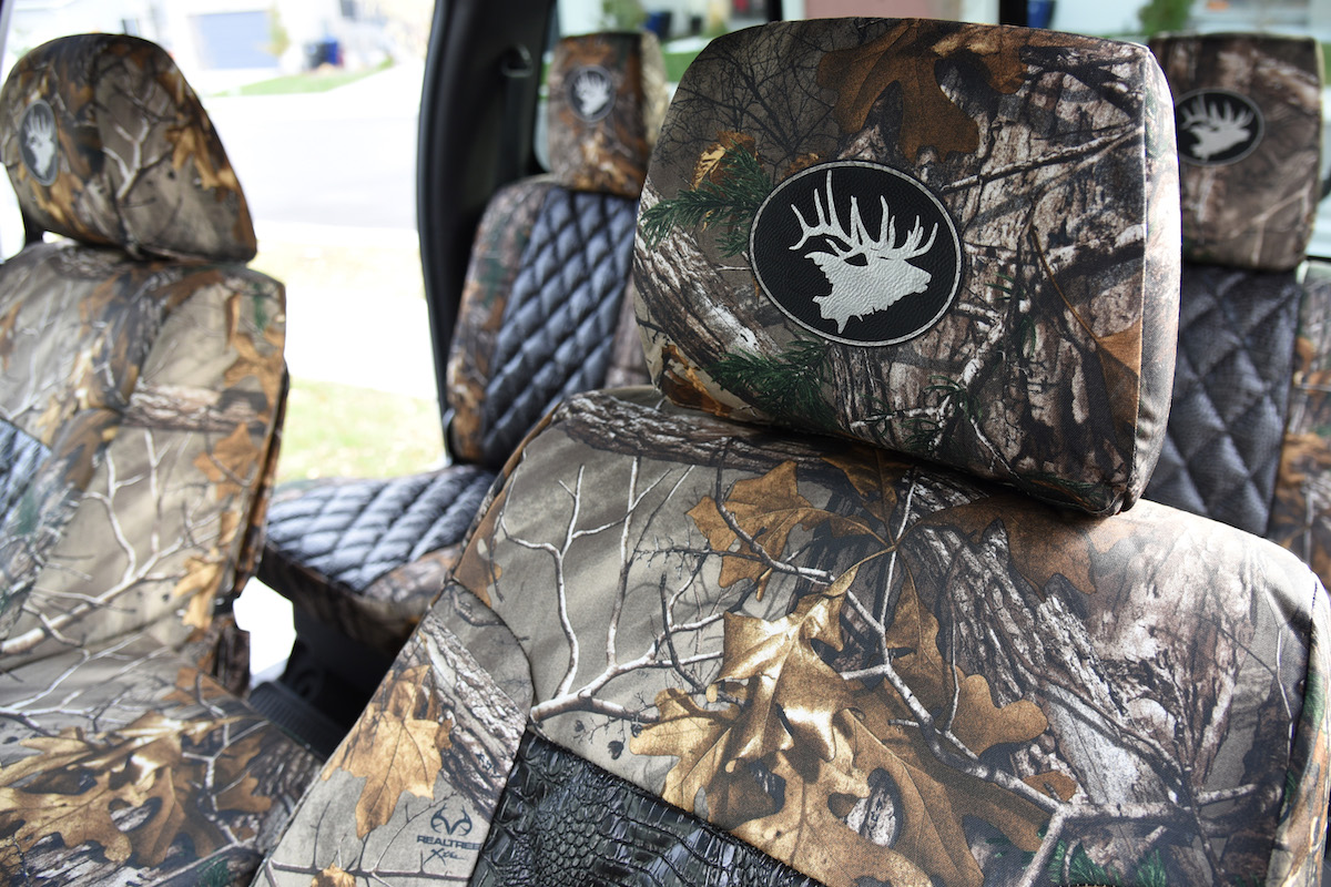 2011 Ford F350 Ebony Croc Diamond Realtree Xtra11 | Covers and Camo