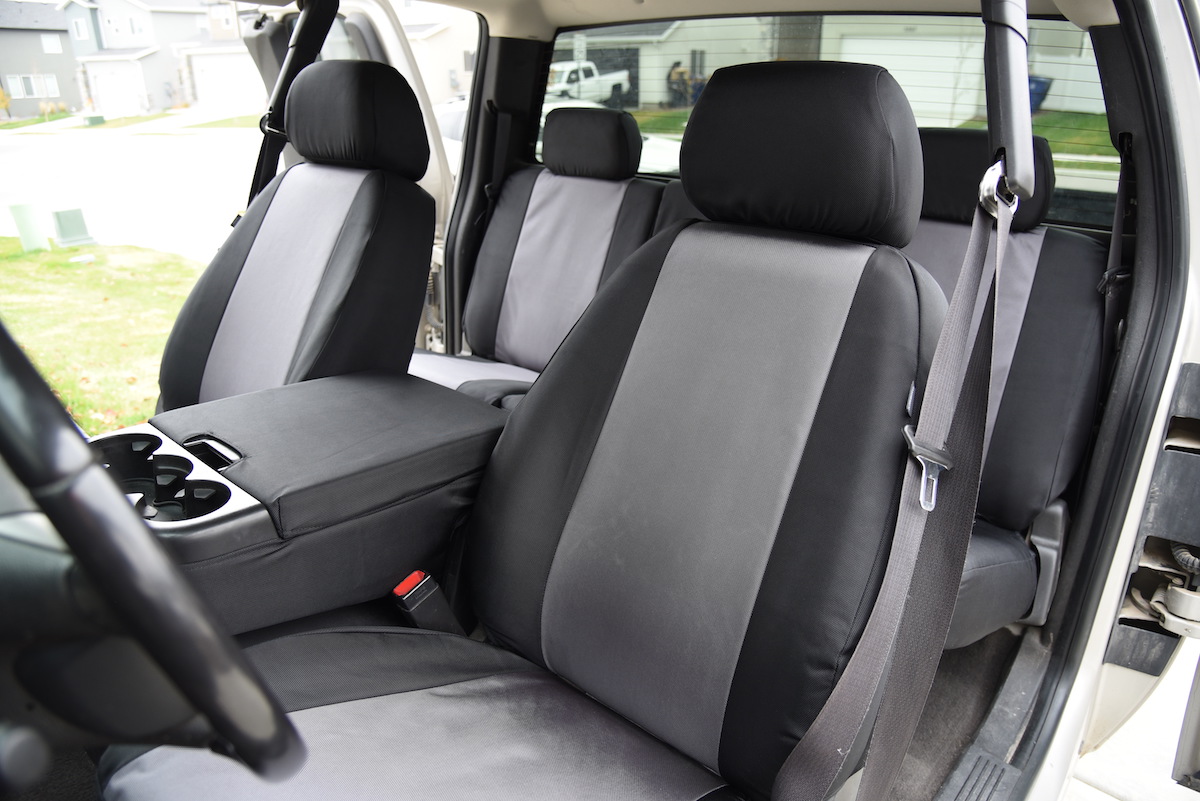 2008 Chevy Silverado 1500 Gray Ballistic Black Ballistic3 | Covers and Camo