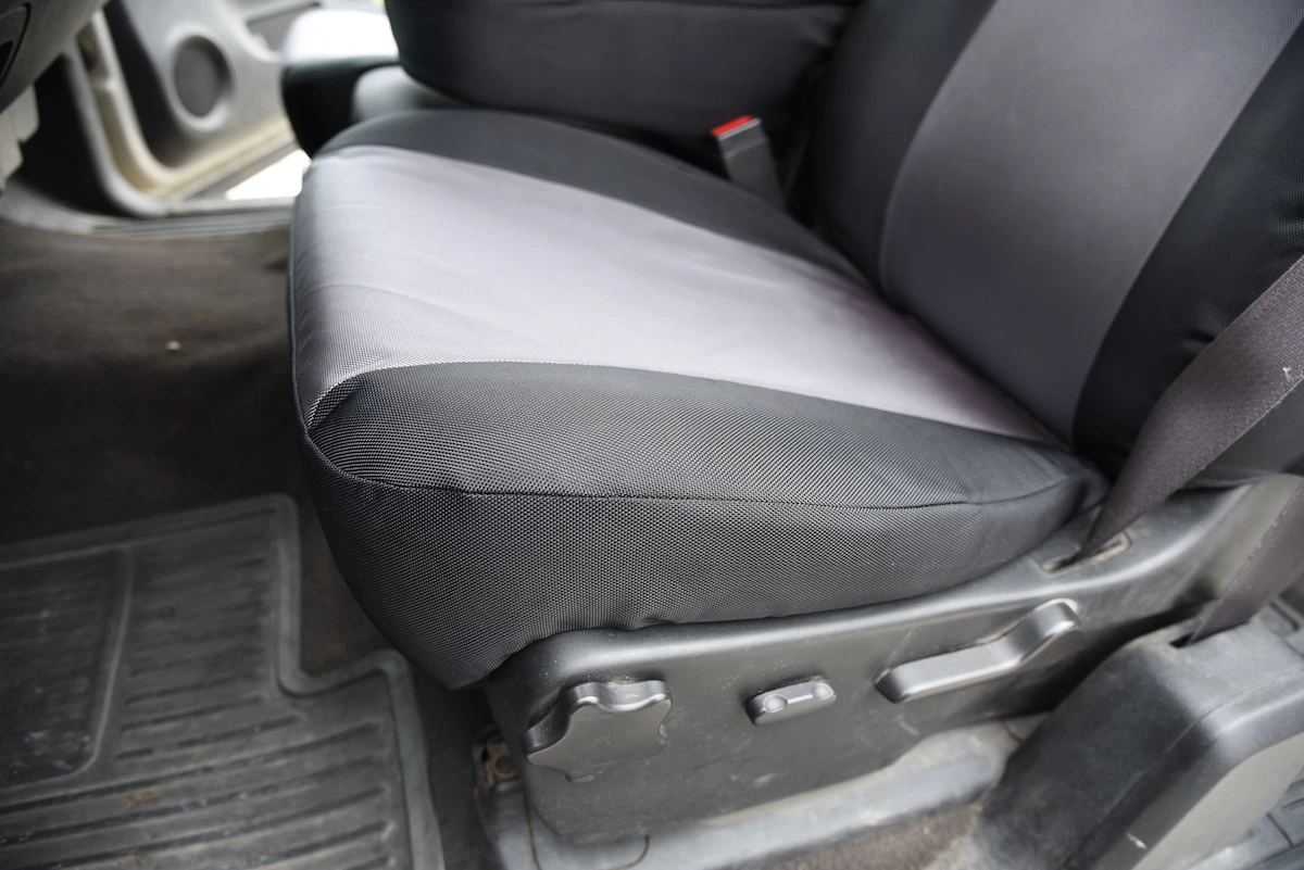 2008 Chevy Silverado 1500 Gray Ballistic Black Ballistic Driver btm