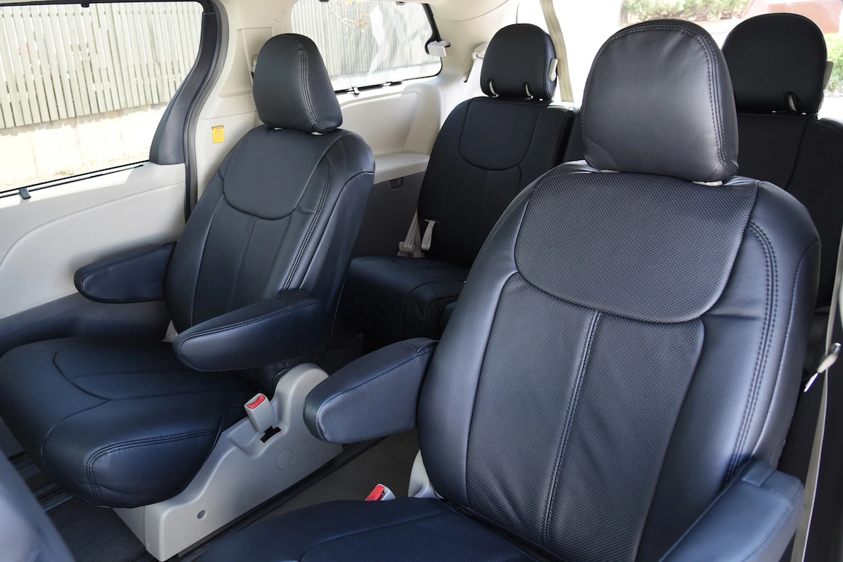 Genuine Leather Seat Cover - Solid Color