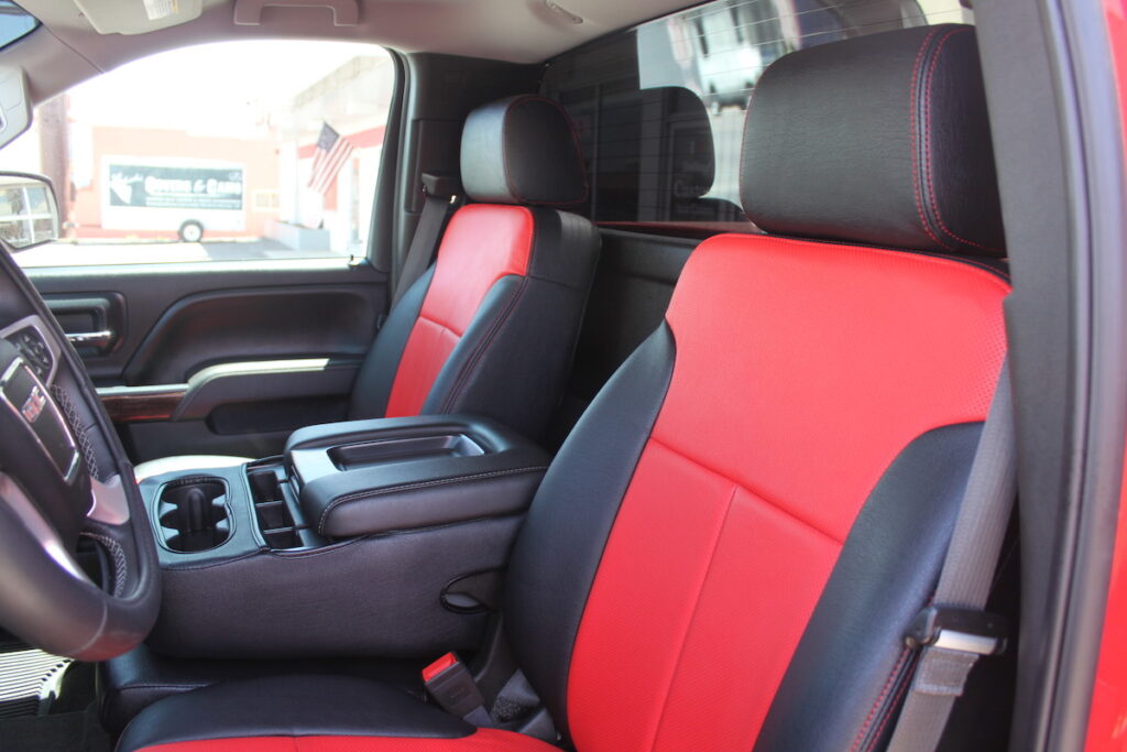 2014 Chevy Silverado 1500 Crew Cab Front Row Red | Covers and Camo
