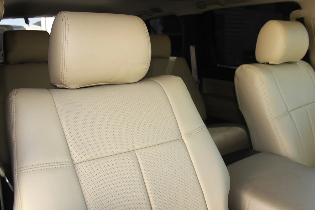 2016 Toyota Sequoia Tan Leather Tan Vinyl Tan Stitch