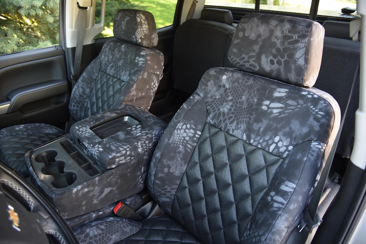 2019 Chevy Silverado Black Ostrich Diamond Kryptek Typhon