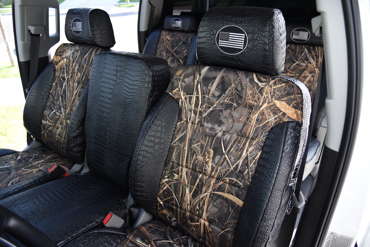 2019 GMC Sierra 3500 Realtree Max 7 Midnight Croc8 | Covers and Camo