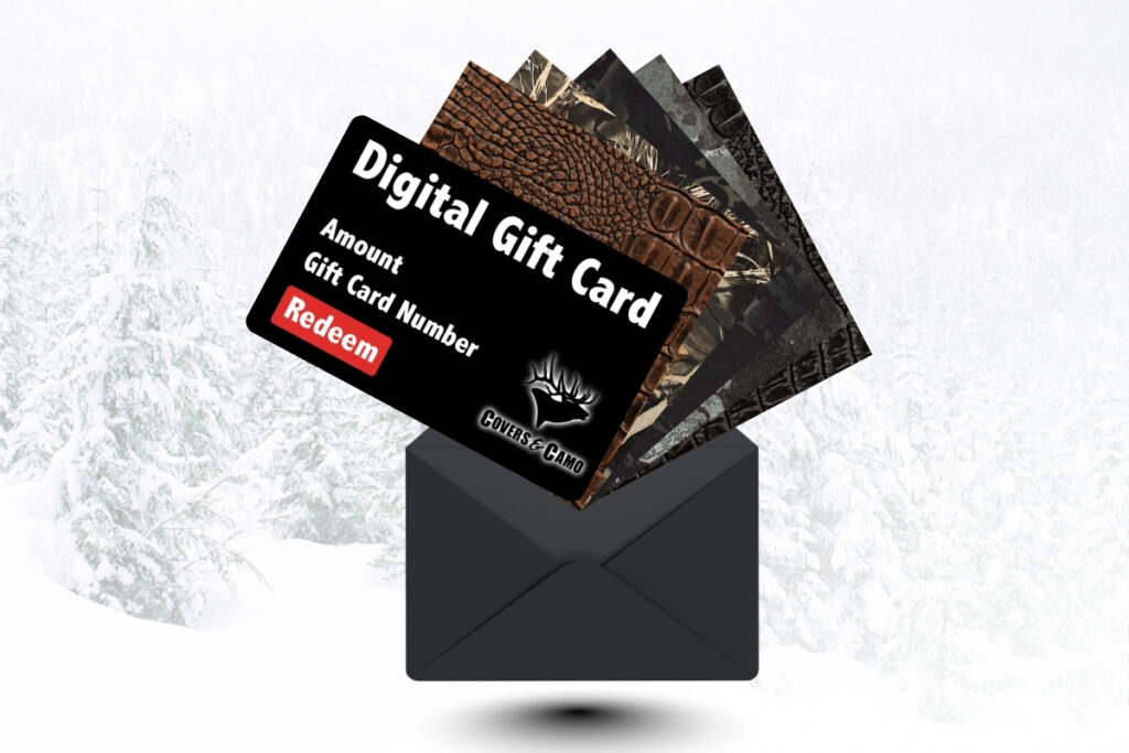 Giftcard plus Fabric sample | Covers and Camo