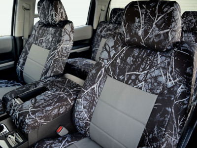 <b>
2016 Toyota Tundra
</b>
<br>
Insert: Medium Gray Sof-Touch
</br>Trim: Sirphis Harvest Moon
<br> Product: Camo - Gold Series </br> | Covers and Camo