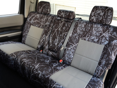 <b>
2016 Toyota Tundra
</b>
<br>
Insert: Medium Gray Sof-Touch
</br>Trim: Sirphis Harvest Moon
<br> Product: Camo - Gold Series </br> | Covers and Camo