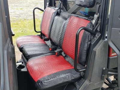 <b>
2019 Polaris Ranger
</b>
<br>
Insert: Flame Croc E44 (Sim. Leather)
</br>Trim: Midnight Croc E43 (Sim. Leather)
<br> Product: UTV </br> | Covers and Camo