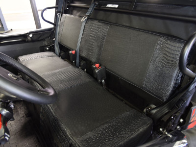 <b>
2020 Kawasaki Mule
</b>
<br>
Insert: Black Ostrich E01 (Sim. Leather)
</br>Trim: Midnight Croc E43 (Sim. Leather)
</br>Product: UTV | Covers and Camo