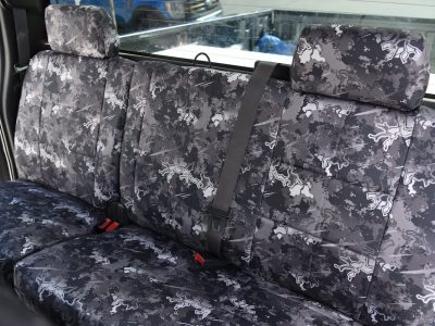 2009 GMC Sierra 2500 | TrueTimber Urban 2009 GMC Sierra 2500 rear TrueTimber Urban camo seat covers
