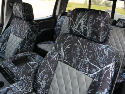 <b>
2018 Chevrolet Silverado 1500
</b>
<br>
Insert: Medium Gray Perf. Sof-Touch L14 Diamond (Sim. Leather)
</br>Trim: Sirphis® Harvest Moon® C52 (Canvas)
<br>Product: Camo - Gold Series </br> | Covers and Camo