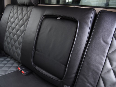 <b>
2010 Nissan Titan
</b>
<br>
Insert: Charcoal Sof-Touch S26 Diamond (Sim. Leather)
</br>Trim: Black Sof-Touch S01 (Sim. Leather)
<br>Product: Sim. Leather - Gold Series</br> | Covers and Camo