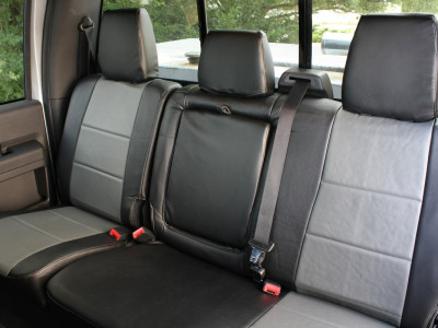 <b>
2011 Ford F-250
</b>
<br>
Insert: Charcoal Sof-Touch S26 (Sim. Leather)
</br>Trim: Black Sof-Touch S01 (Sim. Leather)
<br>Product: Sim. Leather - Gold Series</br> | Covers and Camo