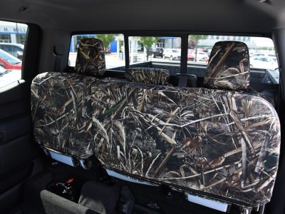 2019 Chevy Silverado 1500 | Realtree Max-5 2019 Chevy Silverado 1500 Realtree Max-5 rear seat back cover with matching camo material