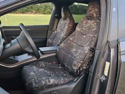 2021 Tesla Model 3 | MultiCam Black 2021 Tesla Model 3 front MultiCam Black custom seat covers