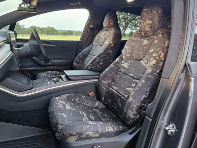 2021 Tesla Model 3 | MultiCam Black 2021 Tesla Model 3 front MultiCam Black custom seat covers