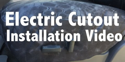 Chevy Electric Cutout Electric Cutout Installation Video
