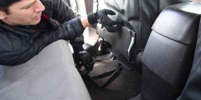 2014 Hyundai Tucson Gold Series Leatherette Seat Covers installation video with Black Sof-Touch inserts and Black Sof-Touch trim