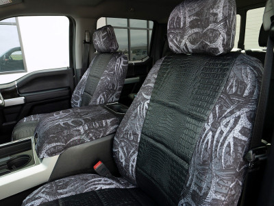 <b>
2020 Ford F-250
</b>
<br>
Insert: Midnight Croc E43 (Sim. Leather)
</br>Trim: Goldberg Jackhammer Black (C75)
<br> Product: Camo - Gold Series </br> | Covers and Camo