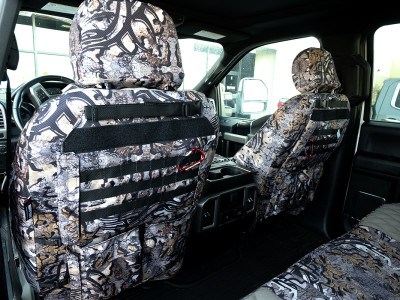 <b>
2021 Ford F250
</b>
<br>
Insert: Sandstone Ostrich E35 (with Diamond Stitching)
</br>Trim: Goldberg Bone N Stone (C74)
<br> Product: Camo - Gold Series </br> | Covers and Camo