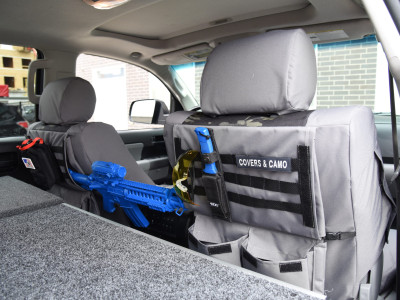 <b>
2013 Toyota Sequioa
</b>
<br>
Insert: MultiCam Black C80 (Canvas)
</br> Trim: Charcoal Dura EZ-Care D26 (Canvas)
</br>Product: Camo - Gold Series | Covers and Camo