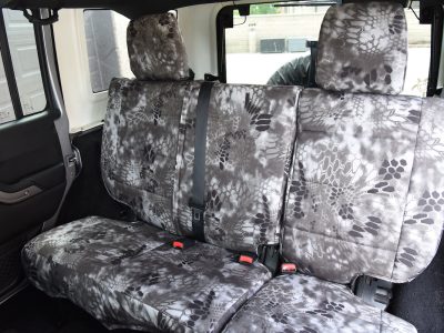 2015 Jeep Wrangler | Kryptek Raid 2015 Jeep Wrangler rear Kryptek Raid seat covers