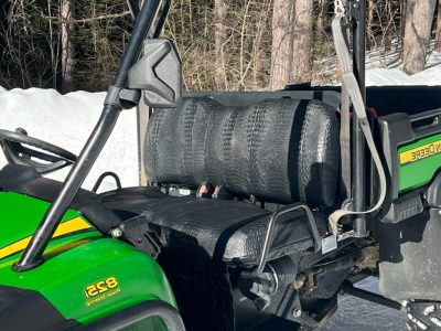 Rear bench Midnight Croc E43 seat covers for 2015 John Deere Gator 825