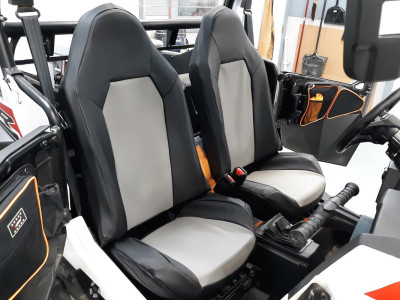 <b>
2020 Polaris RZR 900
</b>
<br>
Insert: Med. Gray Sof-Touch S14 (Sim. Leather)
</br>Trim: Black Sof-Touch S01 (Sim. Leather) | Covers and Camo