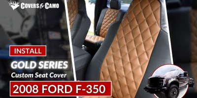 2008 Ford F-350 | Gold Series | Seat Cover Installation 2008 Ford F350 Seat Cover Install