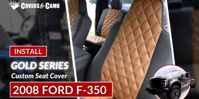 2008 Ford F-350 | Gold Series | Seat Cover Installation 2008 Ford F350 Seat Cover Install