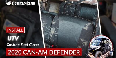 Can Am Defender Seat Cover Installation