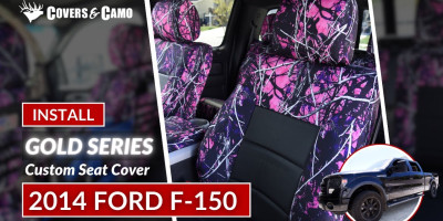 2014 Ford F-150 | Gold Series | Seat Cover Installation 2014 Ford F-150 Seat Cover Install: Muddy Girl Seat Covers