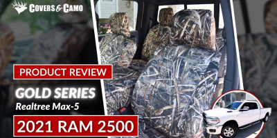 2021 RAM 2500 | Realtree Seat Covers Realtree Max-5 Custom Seat Covers on the 2021 RAM 2500