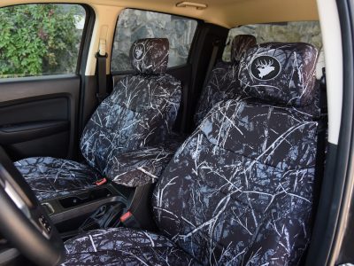2019 Ford Ranger front seat covers in Sirphis Harvest Moon camouflage