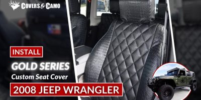 2008 Jeep Wrangler Seat Cover Install