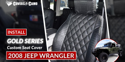 2008 Jeep Wrangler | Gold Series | Seat Cover Installation 2008 Jeep Wrangler Seat Cover Install