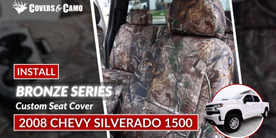 2008 Chevy Silverado 1500 | Bronze Series | Seat Cover Installation Bronze Series Install - 2008 Chevy Silverado 1500 Realtree AP Gray