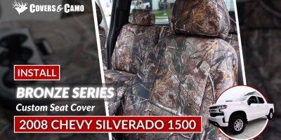 2008 Chevy Silverado 1500 | Bronze Series | Seat Cover Installation Bronze Series Install - 2008 Chevy Silverado 1500 Realtree AP Gray