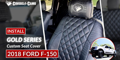 2018 Ford F-150 | Gold Series | Seat Covers Installation 2018 Ford F-150 | Gold Series Seat Cover Install | Crocodile Seat Covers | Covers & Camo