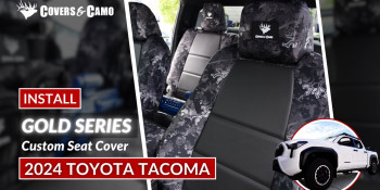 2024 Toyota Tacoma Seat Cover Installation | Gold Series | True Timber Urban Camo | Covers & Camo 2024 Toyota Tacoma Seat Cover Installation | Gold Series | True Timber Urban Camo | Covers & Camo