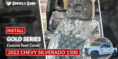 2022 Chevy Silverado 1500 |Gold Series Installation | Kryptek Seat Covers | Covers & Camo 2022 Chevy Silverado 1500 |Gold Series Installation | Kryptek Seat Covers | Covers & Camo