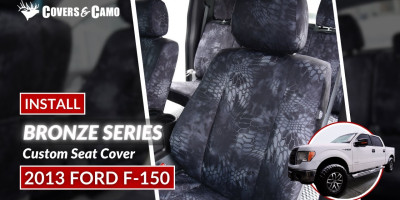 2013 Ford F-150 | Seat Cover Installation | Bronze Series | Kryptek Seat Covers | Covers & Camo 2013 Ford F-150 | Seat Cover Installation | Bronze Series | Kryptek Seat Covers | Covers & Camo