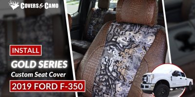 2019 Ford F-350 | Seat Cover Installation | Gold Series | Alligator/Camo Seat Covers | Covers & Camo 2019 Ford F-350 | Seat Cover Installation | Gold Series | Alligator/Camo Seat Covers | Covers & Camo