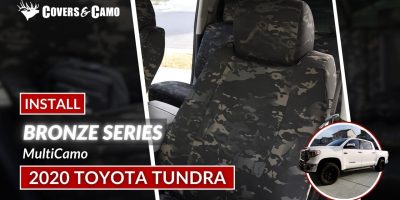 2020 Toyota Tundra | Seat Cover Installation | Bronze Series | MultiCamo Seat Covers | Covers & Camo