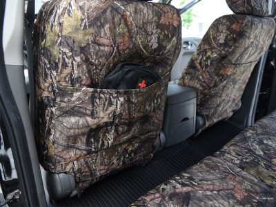 2019 Nissan Frontier | Mossy Oak NB Country 2019 Nissan Frontier rear bench Mossy Oak NB Country Bronze Series seat covers