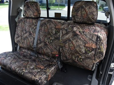 2019 Nissan Frontier | Mossy Oak NB Country 2019 Nissan Frontier rear bench Mossy Oak NB Country Bronze Series seat covers